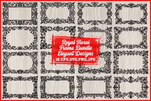16 Elegant Vintage Border Designs for Graphics and Decorative Elements