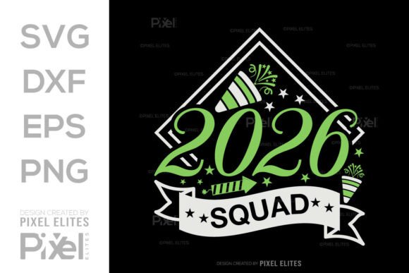 2026 Squad SVG Design Cut File for T-Shirt Designs