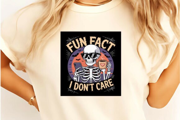 Fun Fact I Don’t Care Halloween T-Shirt Graphics
