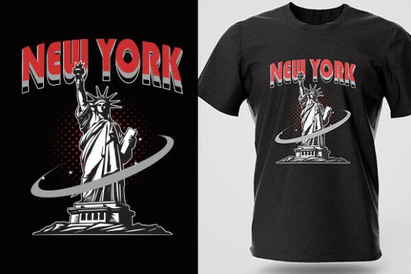 New York Typography T-Shirt Design for Modern Graphics