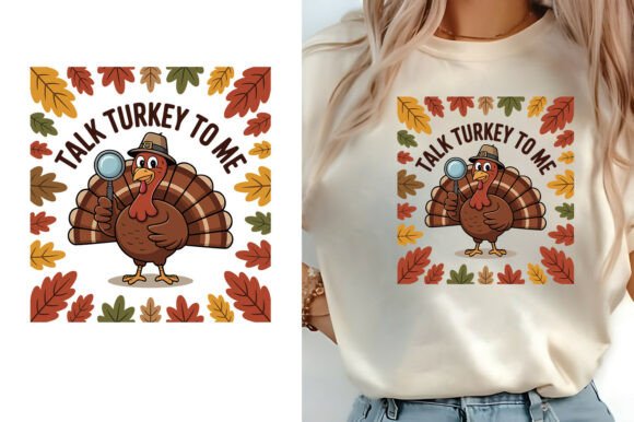 Talk Turkey to Me T-Shirt Graphics