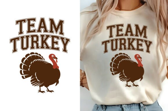 Team Turkey Vector Thanksgiving T-Shirt Review